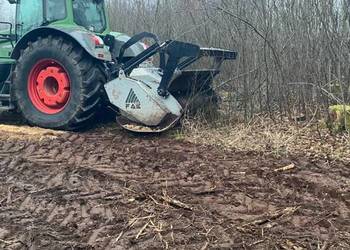 ZIEMIA OGRODOWA MULCZER Mulczowanie Karczowanie Wycinka Lasów Drzew