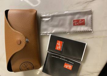 Oryginalne Brązowe Etui na Okulary Ray-Ban