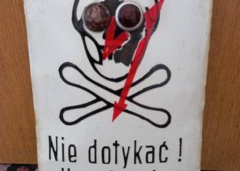 Tablica nie dotykać urządzenia elektryczne