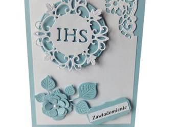 ZAWIADOMIENIA KOMUNIA CHŁOPIEC IHS W OKRĘGU C6 BŁĘKIT - BIEL