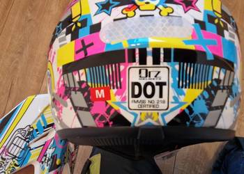 Nowy kask motocyklowy cross enduro