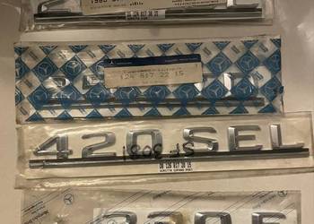 Emblemat Mercedes 200CE 250TD 420sel  oryginały nowe