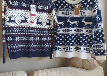 Sweter norweskie wzory na S. 2 sztuki.