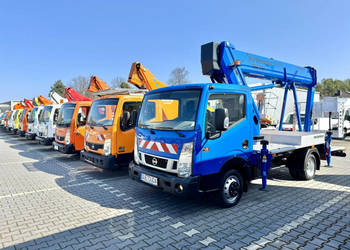 Nissan Cabstar Podnośnik Koszowy 22m RUTHMANN TBR 220 Zwyżka Wumag GSR 14m…