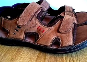 Sandały Go Soft Półbuty Camel wentylowane na Lato SWISS COMFORT