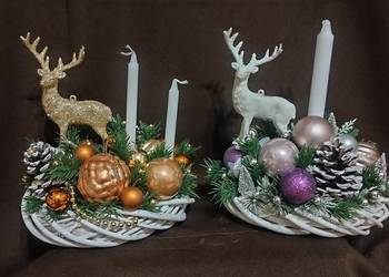 Stroik świąteczny bożonarodzeniowy