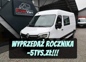 Renault Master max master 7 osobowy L3H2 brygadówka doka servis