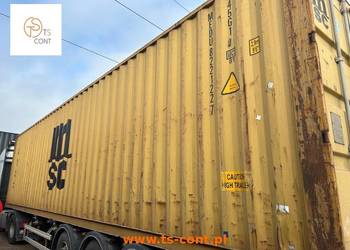 Kontener morski magazynowy budowlany 40 HC używany 12 metrowy szczelny