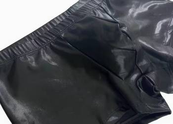 Nowe męskie bokserki z ekoskóry