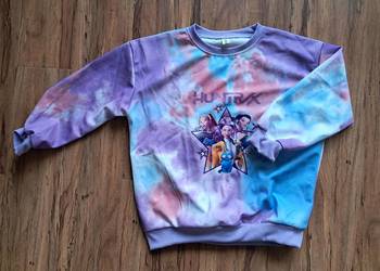 nowa bluzka dla dziewczynki z postaciami Huntrax na 140 cm, długość 46 cm