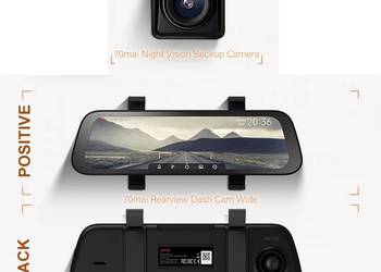 Rejestrator jazdy Xiaomi 70mai D07 z kamerą cofania RC05