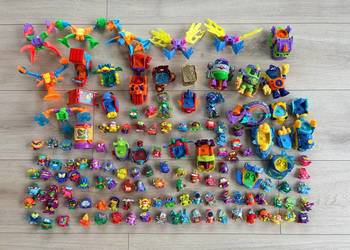 Duży zestaw SuperThings / SuperZings – figurki, pojazdy, bazy, akcesoria