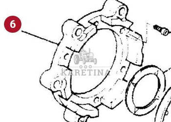 Massey Ferguson 3690 Obudowa Skrzyni Biegów CZĘŚCI 3617349M2