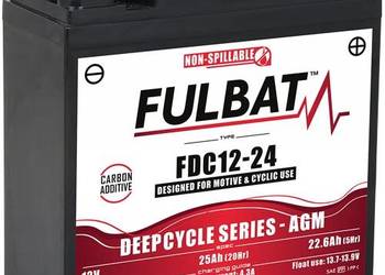 Akumulator AGM 12V 25Ah FDC12-24 Skuter Elektryczny Wózek Inwalidzki