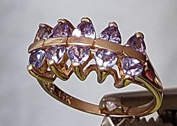 Pierścionek Damski Złoto 585 (14k) Tanzanity