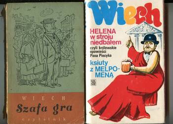 Helena w stroju niedbałym Ksiuty z Melpomeną + Szafa gra  Wiech