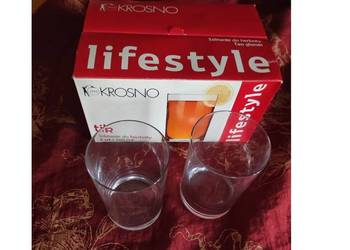 szklanki lifestyle Krosno 6 sztuk do kawy herbaty napojów