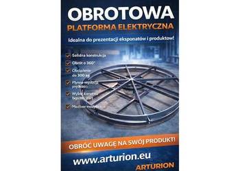 Podest obrotowy Ekspozytor Obrotnica Napęd reklamy do 300 kg 2 m sterownik