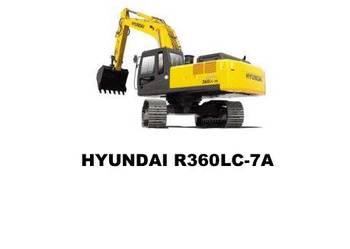 Hyundai R360LC-7A instrukcja naprawcza serwisowa PL