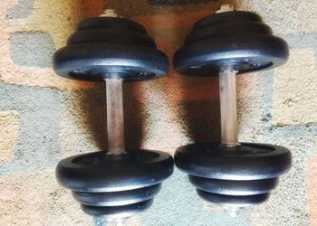 Hantle żeliwne 2x20kg