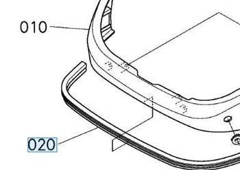 Uszczelka pokrywy silnika, M7060