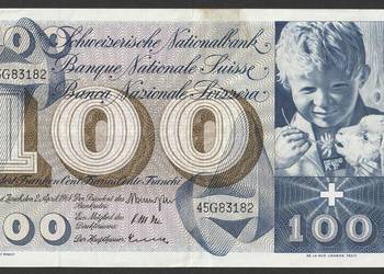 Szwajcaria 100 franków 1964