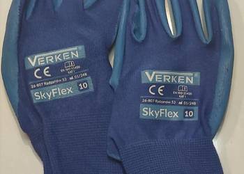 Rękawice robocze powlekane spienionym lateksem VERKEN SkyFlex 1/2 r. 8-9-10