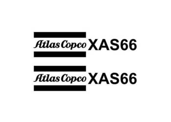 Naklejki naklejka oklejenie ATLAS COPCO XAS 66 Zamiennik
