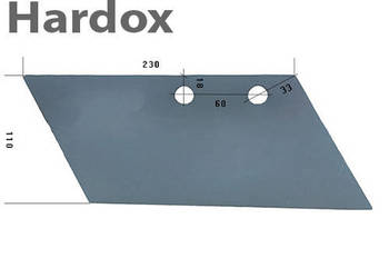 Lemiesz przedpłużka HARDOX 13100147/P części do pługa BONNEL