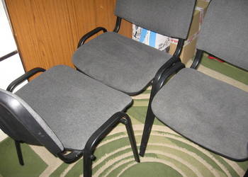 Krzesła konferencyjne, biurowe x 3 szt - foto