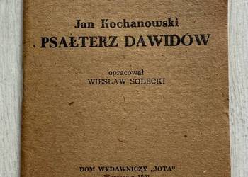 Jan Kochanowski - Psałterz Dawidów opracowanie lektura