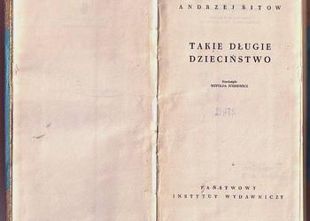 (5368) TAKIE DŁUGIE DZIECIŃSTWO – ANDRZEJ BITOW