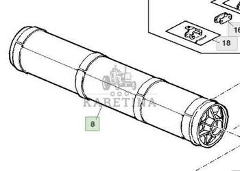 John Deere 9780CTS 9780 CTS Bęben Podajnika AH218323 AH218367 H218671 AH16…