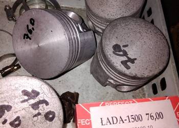 Tłoki silnika 76,00 + pierścienie  Łada 1500