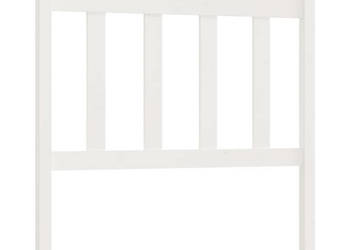Wezgłowie łóżka białe 96x4x100 cm lite drewno sosnowe WM-814075