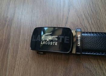 Pasek skórzany męski Lacoste