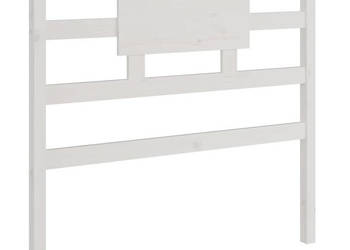 Wezgłowie łóżka białe 955x4x100 cm lite drewno sosnowe WM-818021