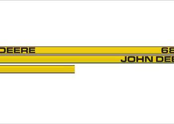 Naklejki John Deere 6800 mocny klej, odporne, laminat UV
