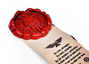 Seal Of Purity Imperial Fists | 8 cm | Metal Żywica | Przypinka | Warhamme…