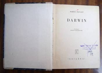 Marcel Prenant - Darwin - 1947