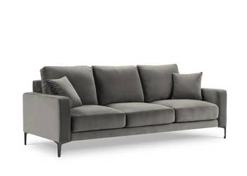 Kanapa sofa szara velvet aksamit nowa