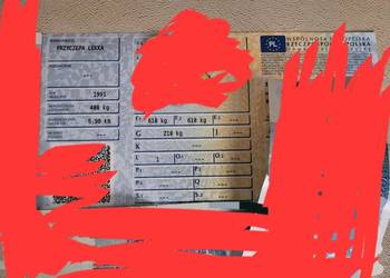 Przyczepa przyczepka lekka zarejestrowana sam do odbudowy aktualne OC