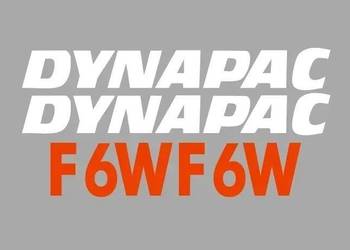 Naklejki oklejenie DYNAPAC F6W Zamiennik