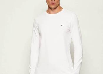 Longsleeve Tommy Hilfiger - najwyższa jakość, biały rozmiar M