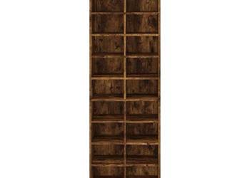 vidaXL Stojak na buty, przydymiony dąb, 54x34x183 cm(SKU:815300)