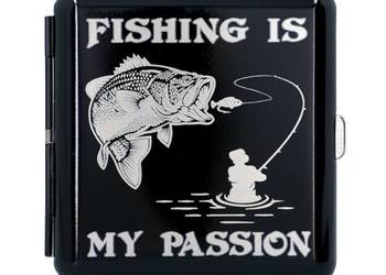 Papierośnica z Grawerem dla Pasjonata Łowienia Ryb