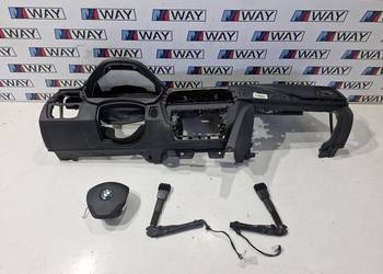  6791330 7259387 7259388 BMW F30 F31 DESKA KONSOLA PODUSZKA NAPINACZE 