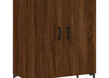 Szafka brązowy dąb 695x34x90 cm materiał drewnopochodny WM-827731