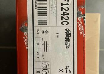 Tarcza hamulcowe przód FERODO DDF1242C BMW 5 (E60), 5 (E61), 6 (E63),