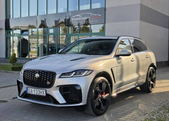 Jaguar F-PACE SVR 5.0 V8 Supercharged 550 KM. Gwarancja 08.2027. Salon PL.…